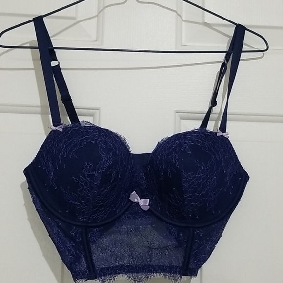 Victoria's Secret Other - Victoria's Secret Blue Lace VerySexy Demi Bust Bra
